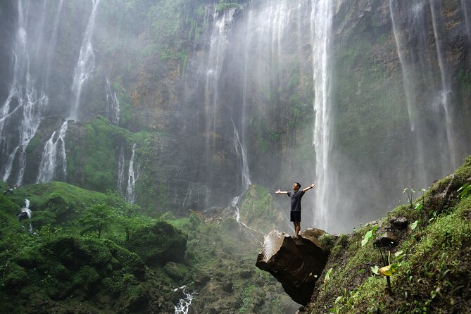 1 Day - ULTIMATE TOUR Tumpak Sewu Waterfall and Goa Tetes cave // 07:30 - 17:30 - The 7:30 a.m. pickup and East Java road trip