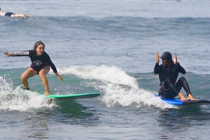 2 Hour Private Beginner Surf Lesson Canggu - The beach briefing before you enter the water