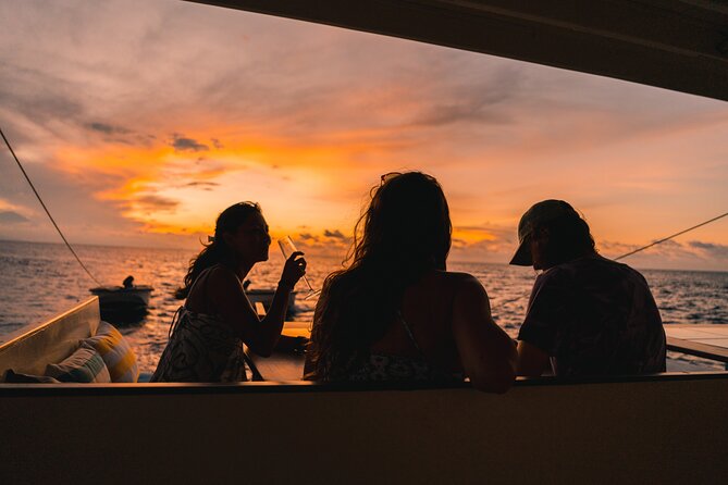 4-in-1 • Gili Islands Snorkel & Sunset Half-day Catamaran Cruise - Meeting at Lava Bar on Gili Trawangan