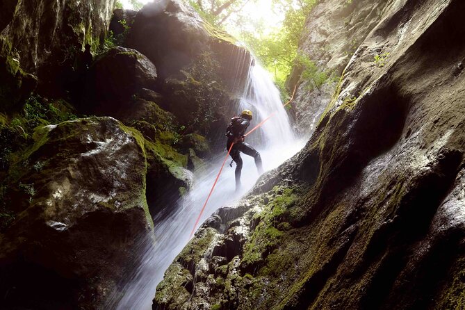 5Hrs Advanced Canyoning (50m) 12 Rappels (Pickup, Lunch & GoPro) - Key points to know before you book