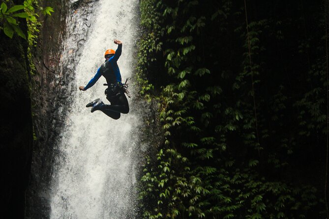 5Hrs Advanced Canyoning (50m) 12 Rappels (Pickup, Lunch & GoPro) - The 50-meter rappel is the reason to come