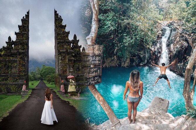 All Inclusive : Jumping Sliding at Aling- Aling Waterfall - Handara Gate - Lunch - Sliding first, then deciding about the jumps