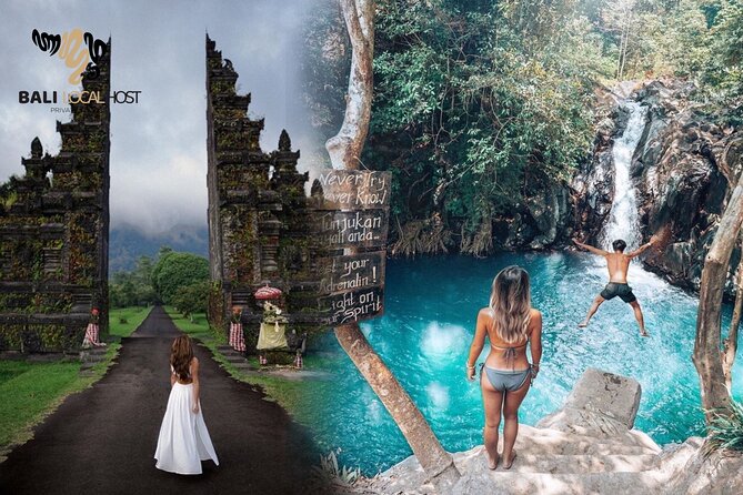 All Inclusive : Jumping Sliding at Aling- Aling Waterfall - Handara Gate - Lunch - A private car makes north Bali easier
