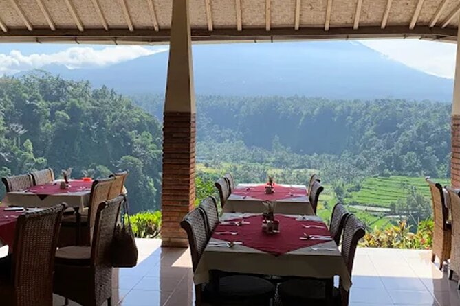 All Inclusives Bali Private Tour Temples Palaces and Nature - Lunch at Lereng Agung with Mount Agung views