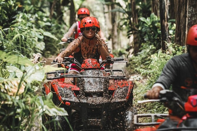 ATV Quad Bike Bali with Gorilla Cave & Lunch at Cretya Sunset - From Ubud pickup to the Alasan Adventure track