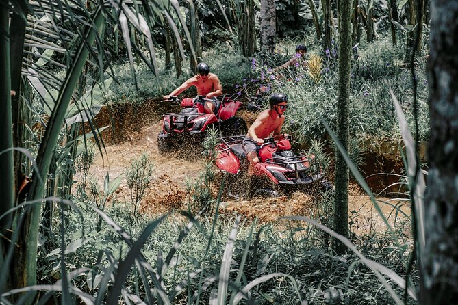 ATV Quad Bike Bali with Waterfall Gorilla Cave and Lunch - Gorilla Cave, waterfall, and the roughest sections