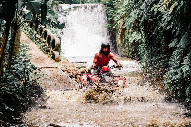 ATV Quad Bike Bali with Waterfall Gorilla Cave and Lunch - Lunch, showers, and the useful finish
