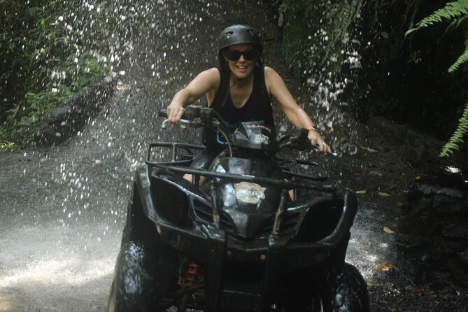ATV Quad Bike Through Tunnel and Waterfall - Why the tunnel and waterfall make this ATV ride different