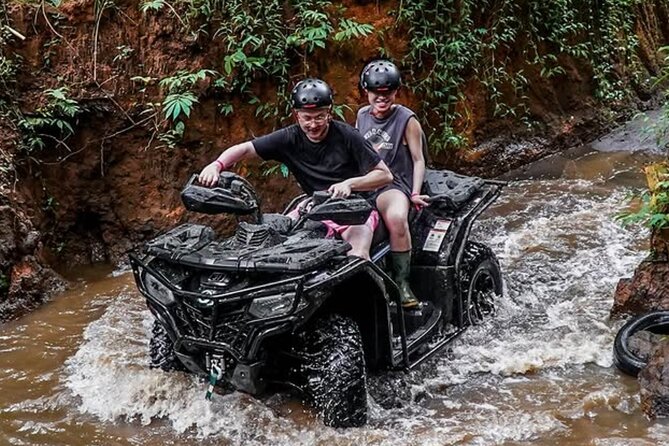 Bali Adventure ATV Quad Bike, Monkey Forest and Waterfalls - Tegenungan Waterfall as the final scene