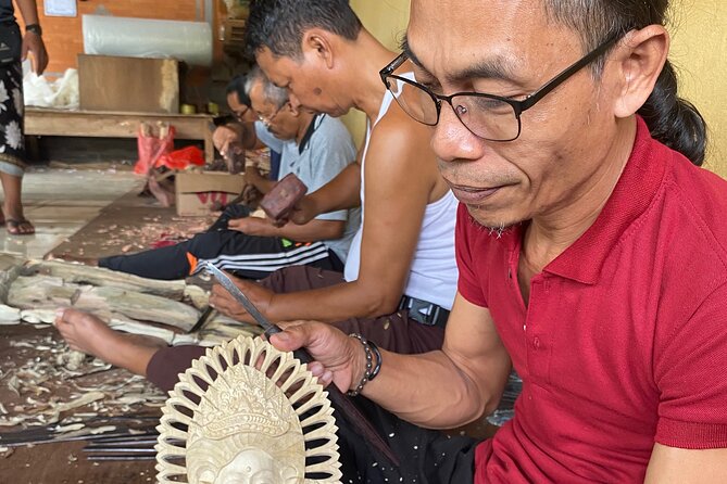 Bali Arts shopping with temples-waterfall visit. - Mas Carving Center and the people behind the wood