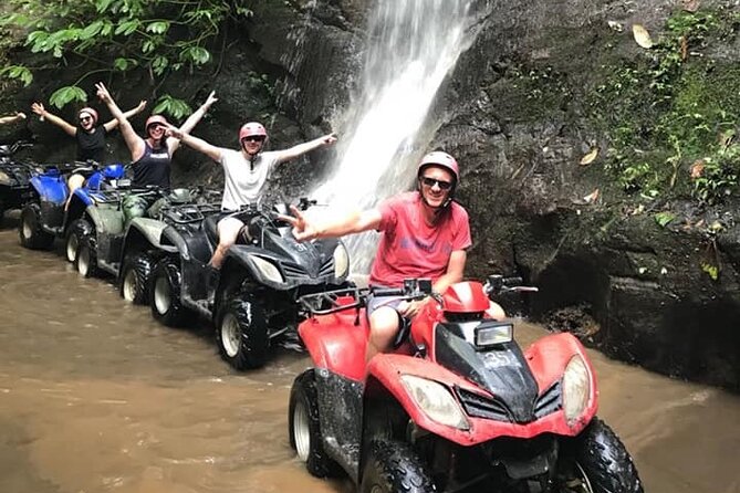 Bali ATV Quad Bike Through Tunnel, Waterfall, White Water Rafting - The 90-minute ATV route