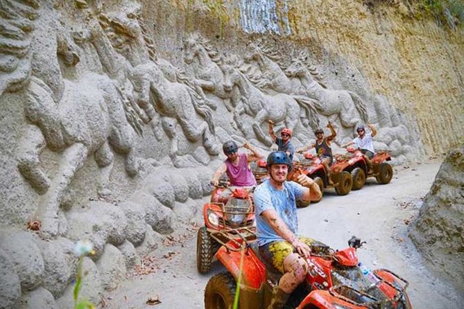 Bali ATV Quad Bike With Blue Lagoon Snorkeling - Getting started on the ATV track