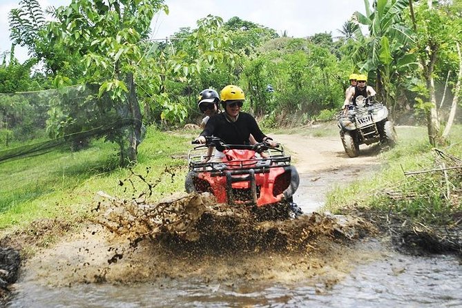 Bali ATV Quad Bike with Monkey Forest and Tegenungan Waterfall - A muddy ride through Bali’s rural side