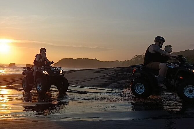 Bali ATV Ride In the beach black sand atv tour - What the ATV riding is like for families