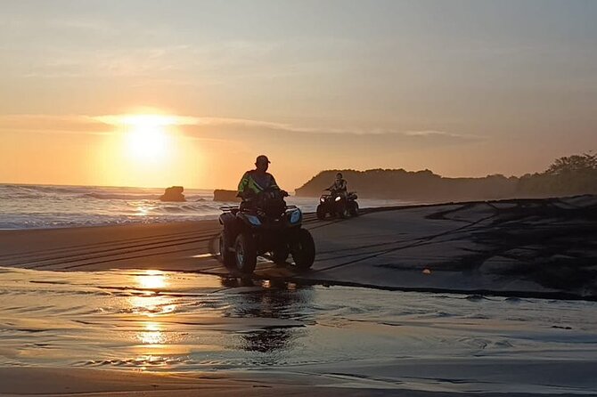 Bali ATV Ride In the beach black sand atv tour - The practical issue of the location