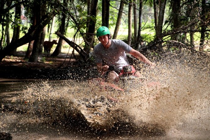 Bali ATV Ride Ubud Waterfall, Ricefield,River,Barong Cave, Lunch - Safety support for first-time riders