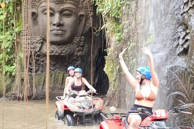 Bali ATV Ride Ubud Waterfall,RiceField,River,Kingkong-Temple cave - Who will enjoy this most