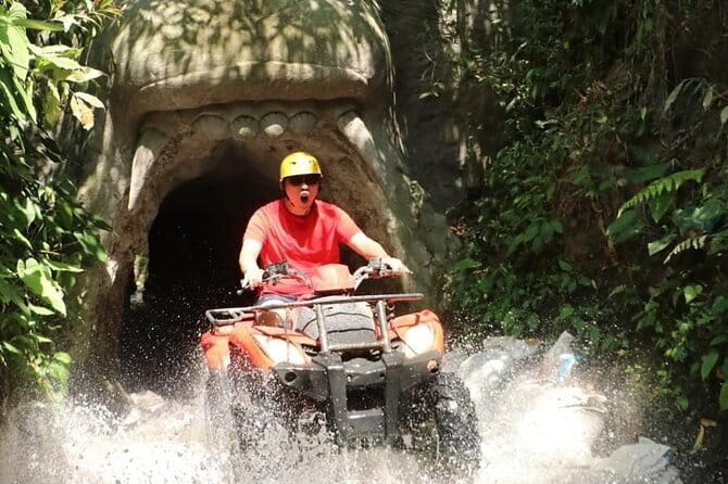 Bali ATV Ride Ubud Waterfall,RiceField,River,Kingkong-Temple cave - What the ATV route actually includes