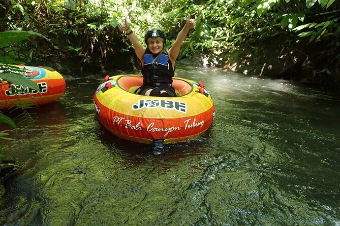 Bali Canyon Tubing Adventure - Crossing bridges instead of climbing out