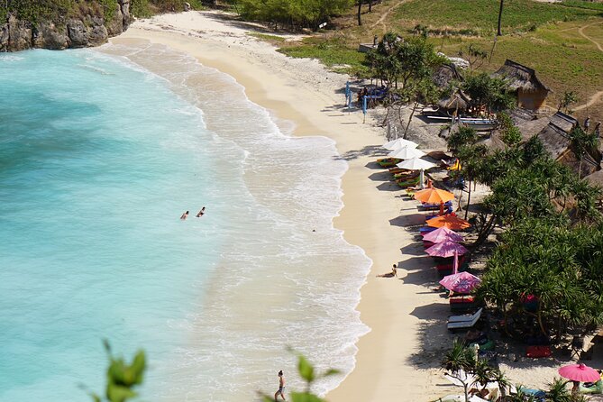 Bali East Nusa Penida Private Tour - All Inclusive - Diamond Beach: white sand from above