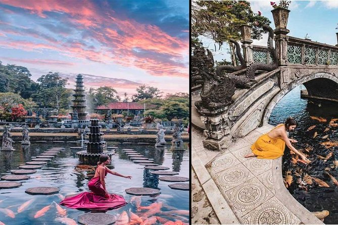 Bali Instagram Tour and Sunrise at gate of heaven - Tirta Gangga and its koi-filled pools