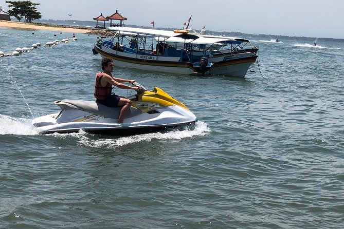Bali Jet Ski - Meeting the instructor at Benoa Tirta Harum Watersport