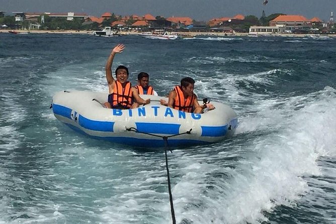 Bali Parasailing Adventure,Banana Boat,Jet Ski and Donut Boat with Transfers - Banana boat and donut boat are group fun