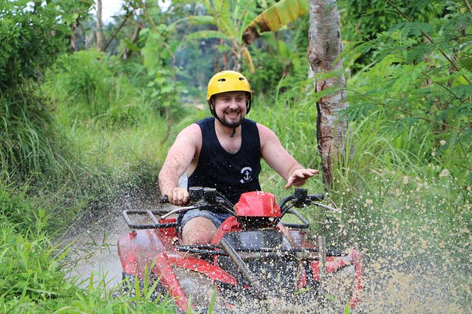 Bali Quad Adventure with Waterfall Tour - At Bali Pertiwi Adventure: drink, briefing, and practice