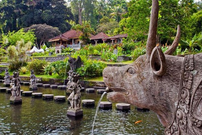 Bali Royal palaces (observe tour) - Ujung Water Palace and its Balinese-European design