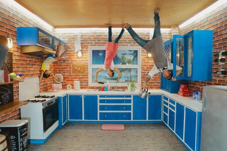 Bali: Upside Down World Admission Ticket - The six rooms: bedrooms, living spaces, and photo tricks