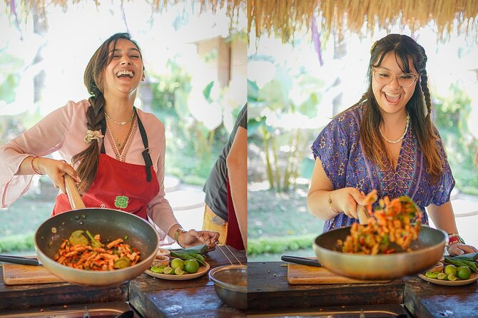 Balinese Farm Cooking Class by Pemulan Bali - Sharing the meal after cooking