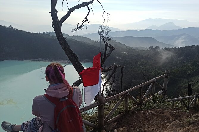 Bandung Tour Volcano, Hotsprings, Mud, Tea, Lunch all Included - The downhill ride deserves a safety decision