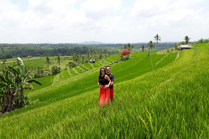 Beratan , lake side temple tour , all inclusive - The short forest walk to Banyumala Twin Waterfalls