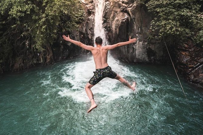 Cliff Jumping and Sliding at Aling Aling Waterfall - The walk through Cengana rice fields