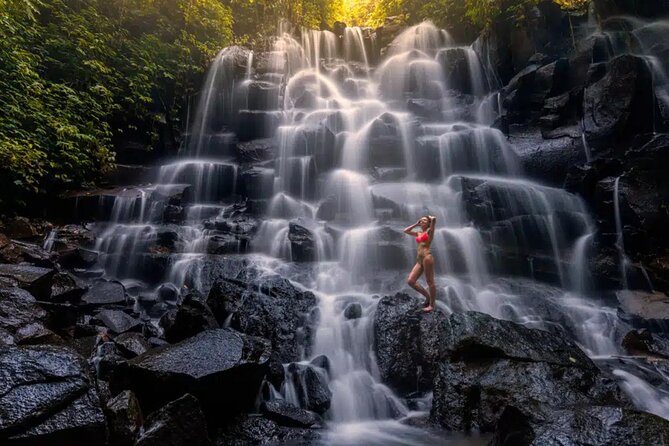 Elephant Cave and Hidden Waterfall All-Inclusive Private Day Tour - Tegenungan brings the biggest finish
