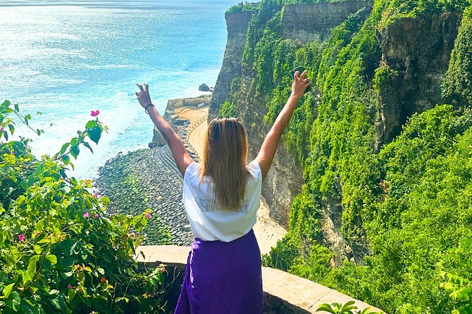 Explore Bali Beaches with Private Minivan Tour - Uluwatu Temple above the Indian Ocean