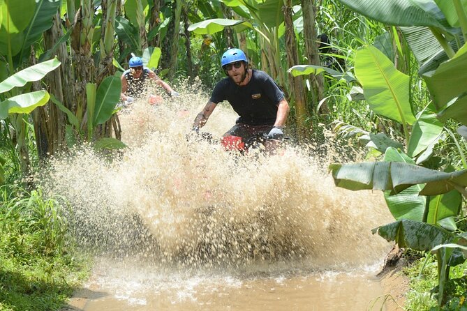 Full-Day Bali Adventure Tour with Quad Bikes and Rafting - Rafting the Ayung River beneath waterfalls