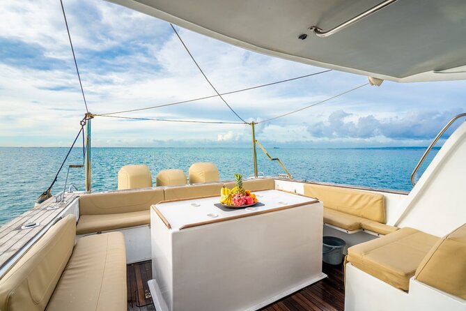 Full Day Nusa Penida by Honey Milk Yacht 13 meters - SD Point for current snorkeling and sea life