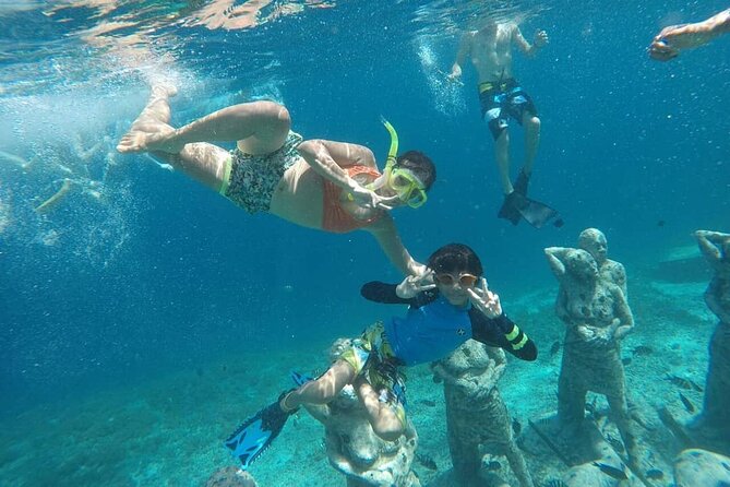 Gili Island Snorkeling Trip - Gili Trawangan, Gili Meno, & Gili Air, From Lombok - The underwater statues at Gili Meno