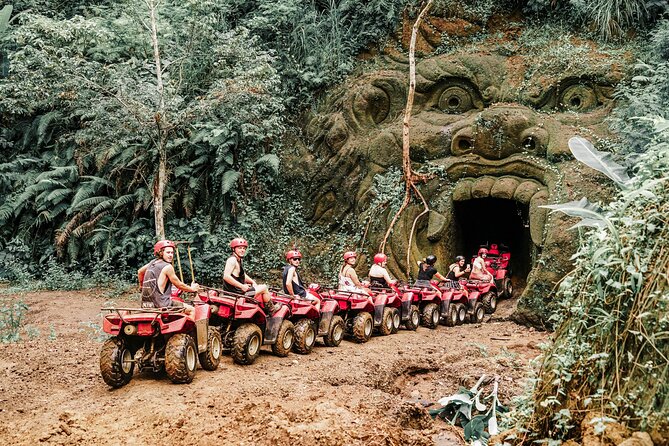 Gorilla Cave ATV Bali Ubud, Monkey Forest, Temple, and Lunch - The ATV ride at Alasan Adventures