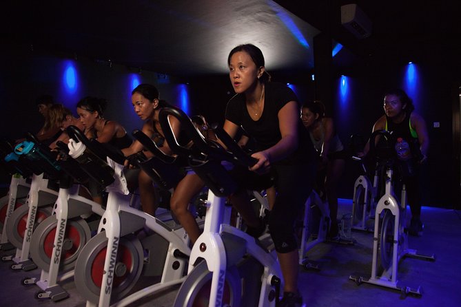 Group Fitness Classes and Open Gym - The Cycle Room: Rhythmic Riding With Lighting Effects