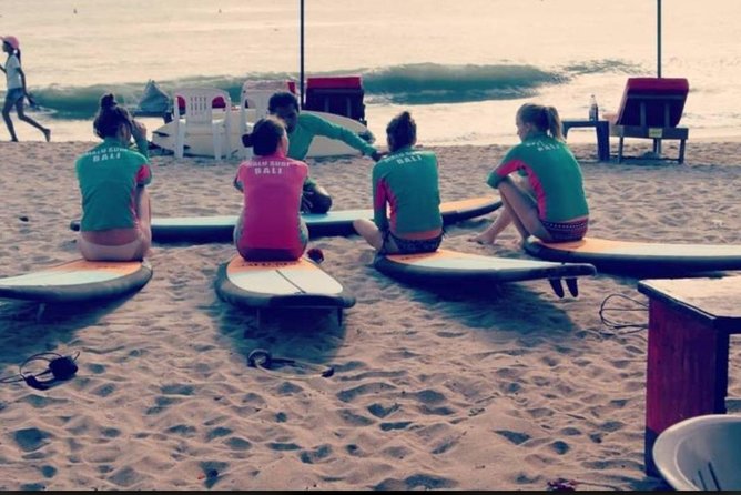 Group surf lesson by Malu Surf Bali - The First 15 Minutes on the Beach