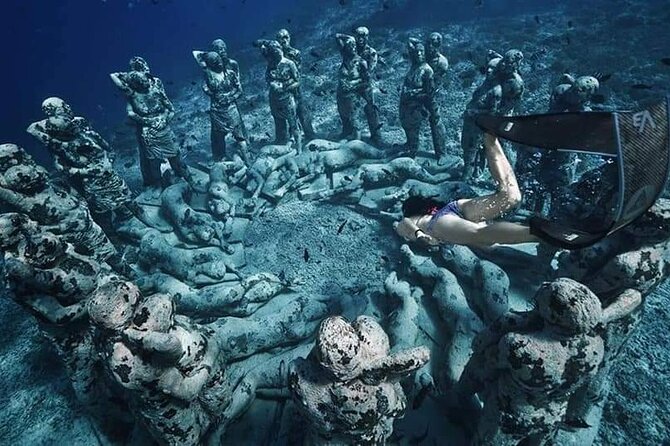 Half-Day Private Guided Snorkeling Turtles Underwater Statues - Boat, equipment, and safety concerns