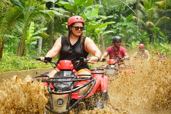 Jungle ATV Quad Bike Through Gorilla Face Cave - The Gorilla Face Cave and the muddy track