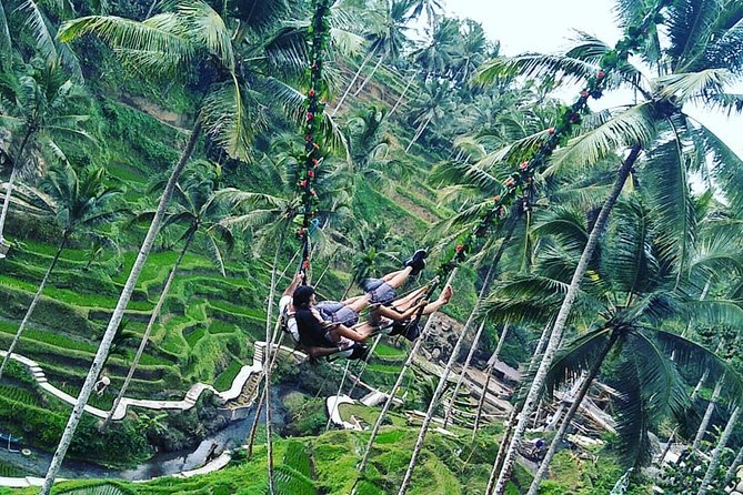 Jungle Swing & White Water Rafting Experience - Rafting along the Ayung River