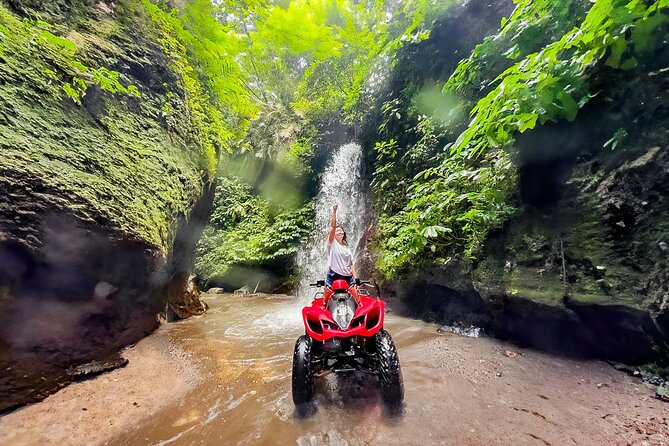 KUBER ATV UBUD - Tunnel Waterfall Rice field Jungle w Private Car - What happens after the final river crossing