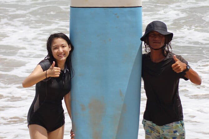 Kuta Beach Bali, 1 on 1 Surfing Lesson Orange Surf Bali - A short break, then a second chance