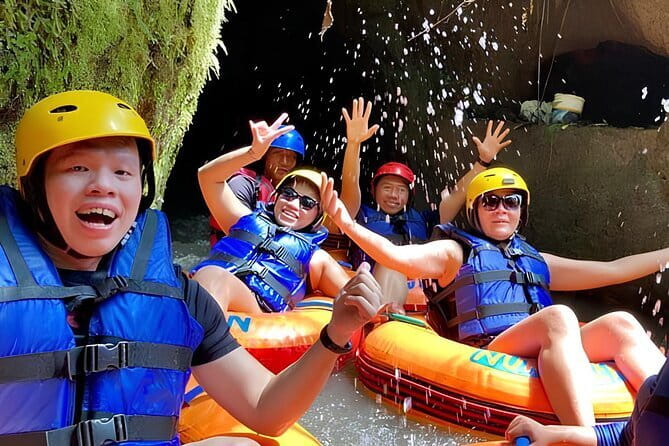 Lazy Cave River Tubing Adventure Bali - Safety briefing, helmets, and the shuttle to the river
