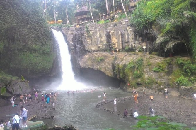 Monkey Forest, Ubud, Waterfall and Rice Terrace - Tegenungan Waterfall: allow time for the physical part