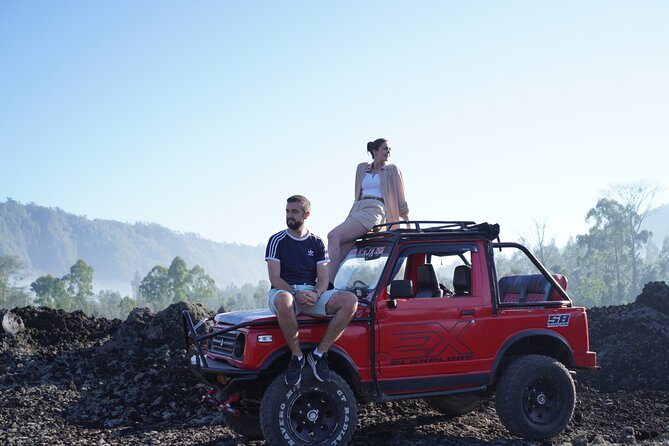 Mount Batur 4WD Jeep, Breakfast and Hot Spring All Inclusive - Breakfast above the volcano